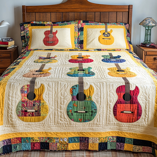 Guitar DAI280824126 Quilt Bedding Set