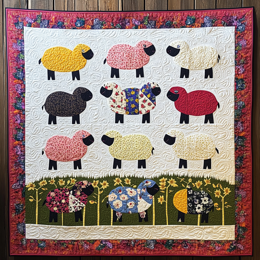 Sheep TAI01102487 Quilt Blanket