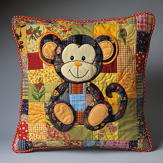 Monkey DAI150125134 Quilted Pillow Case