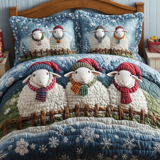 Sheep TAI101224381 Quilt Bedding Set