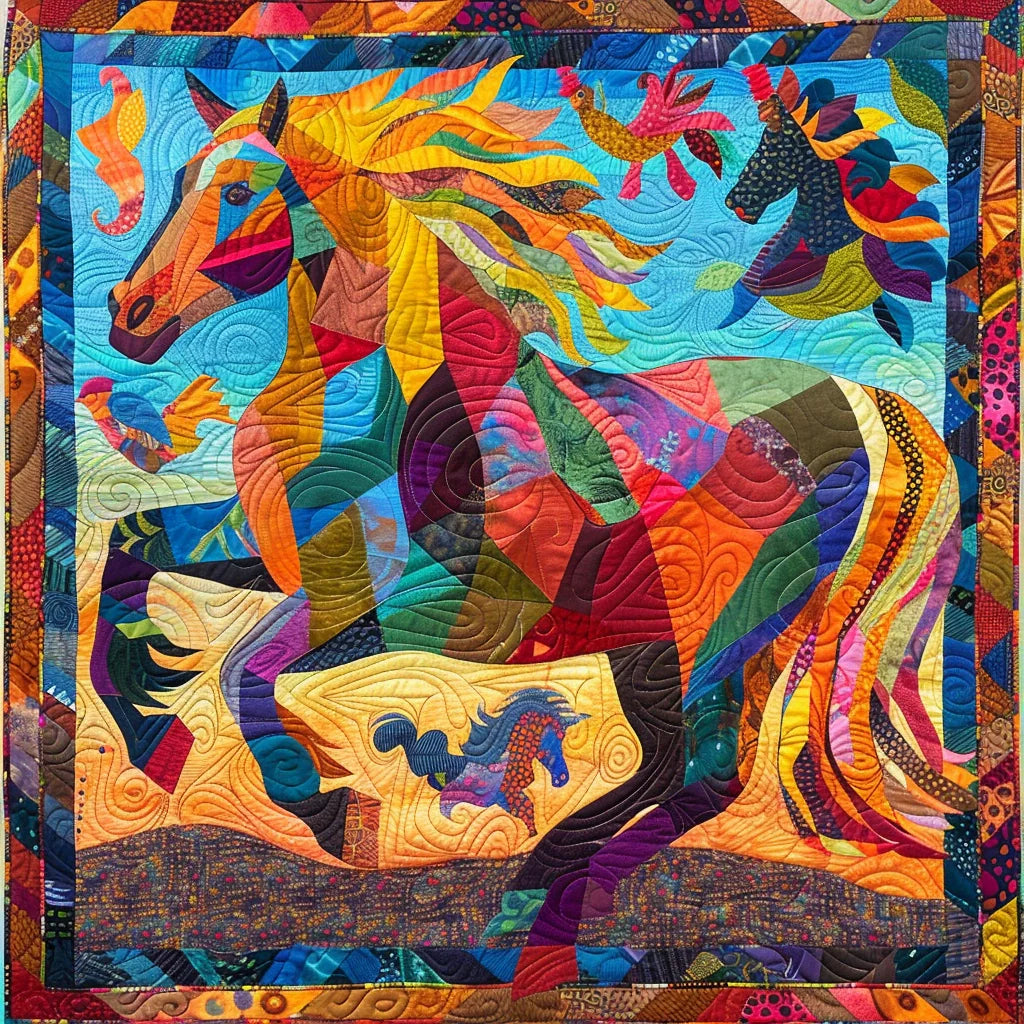 Horse TAI240424120 Quilt Blanket