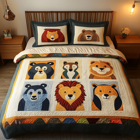 Woodland Animal DAI040924009 Quilt Bedding Set