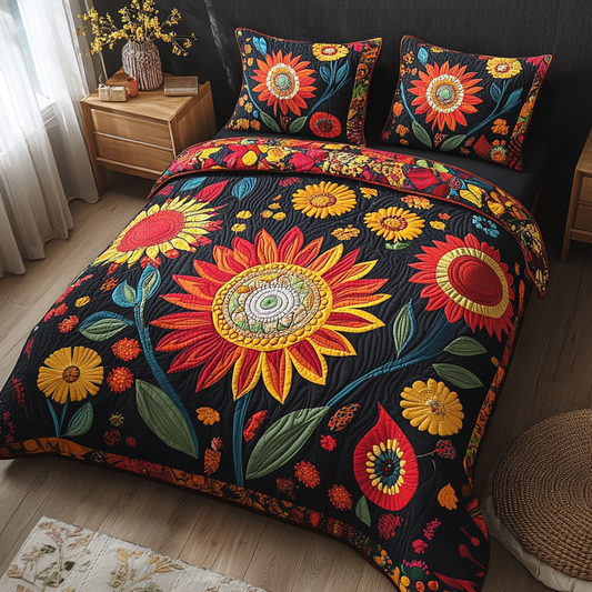 Sunflower DAI190824320 Quilt Bedding Set