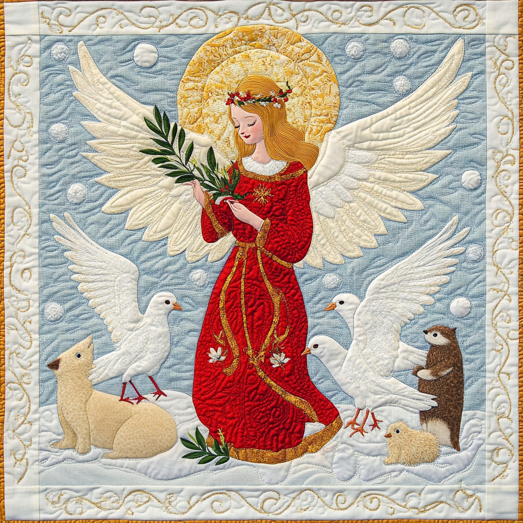 Christmas Angel DAI231124077 Quilt Blanket