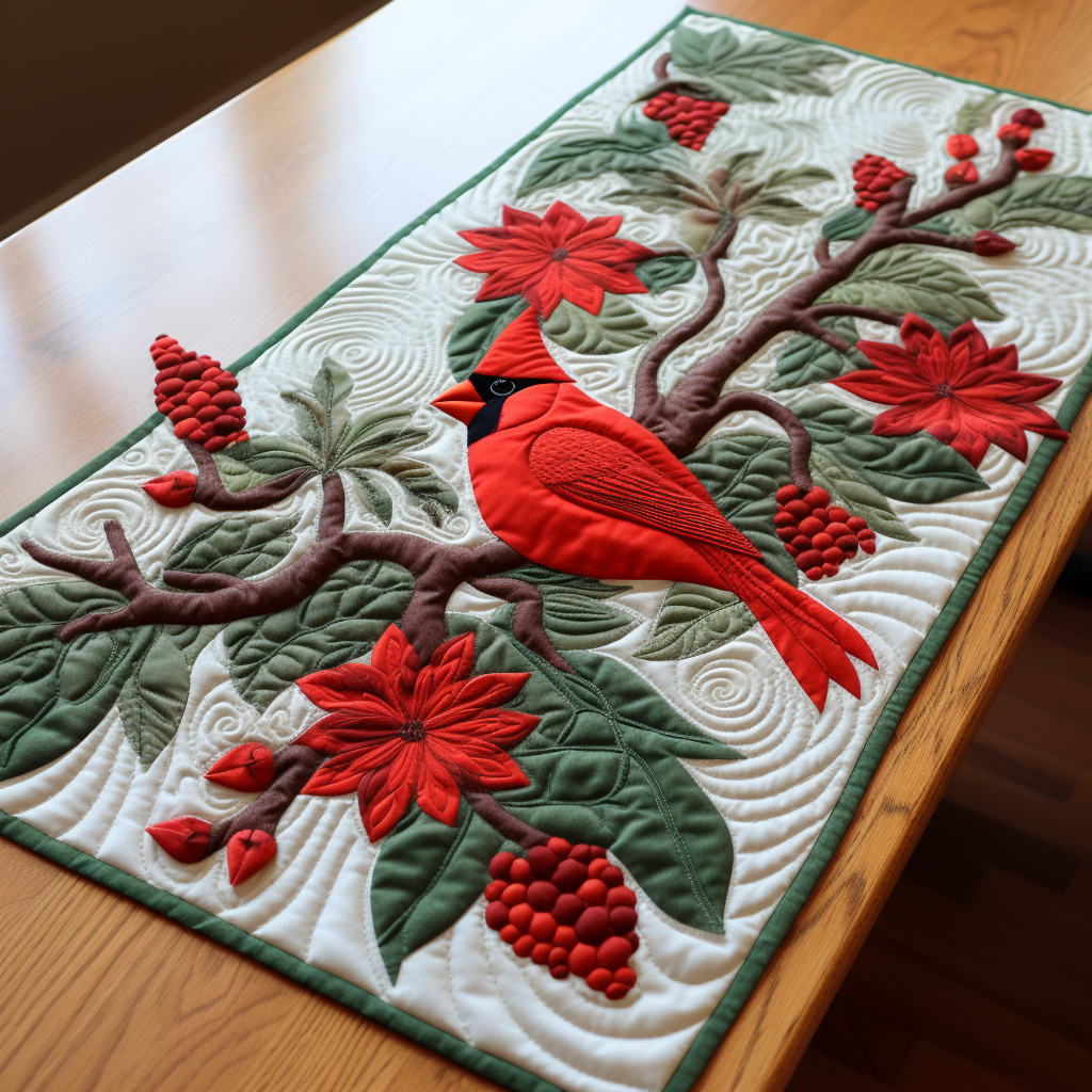 Cardinal TAI251124202 Quilted Table Runner