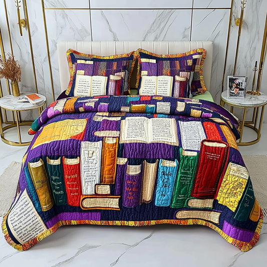 Book DAI051224067 Quilt Bedding Set