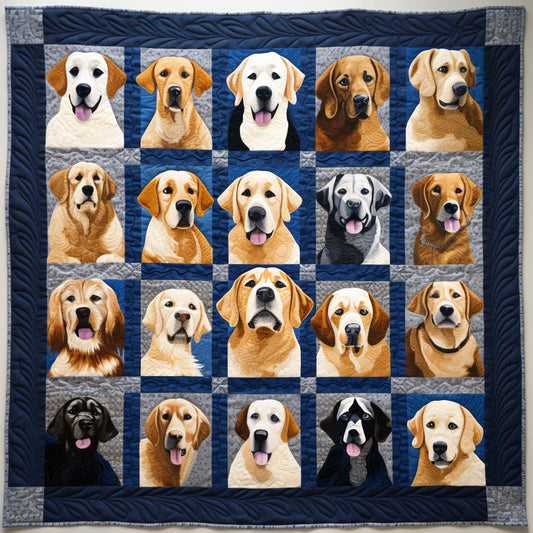 Golden Retriever TAI13112355 Quilt Blanket