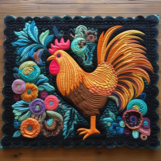 Chicken TAI261223175 Quilted Placemats