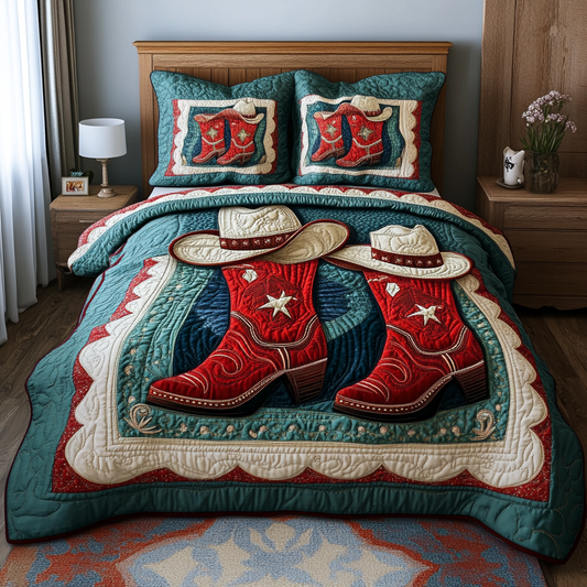 Cowboy DAI280824274 Quilt Bedding Set