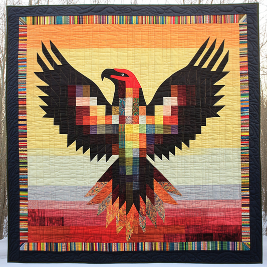 Native American Eagle DAI040924179 Quilt Blanket