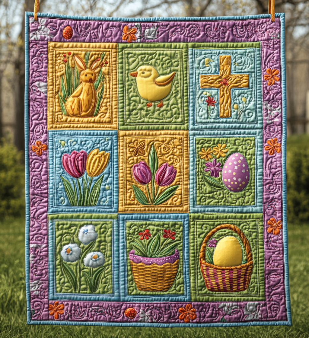 Easter DAI301224009 Quilt Blanket