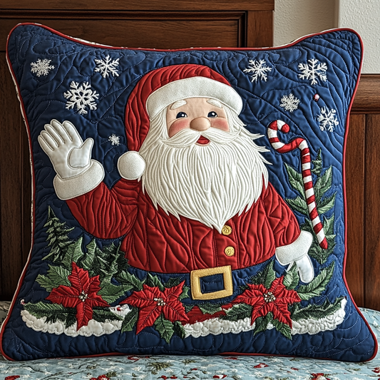 Christmas Santa TAI141124399 Quilted Pillow Case