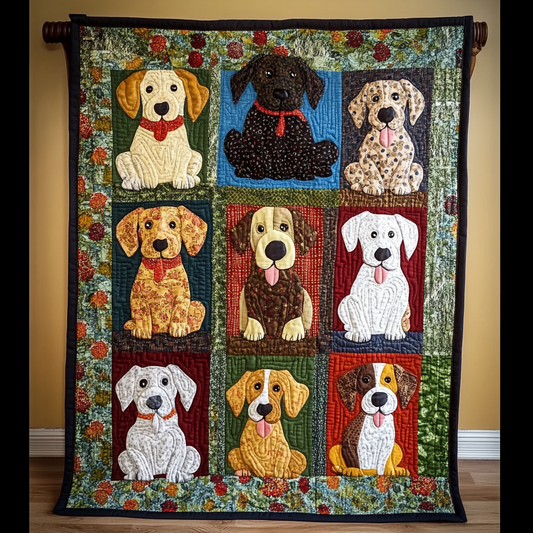 Dogs DAI190824097 Quilt Blanket