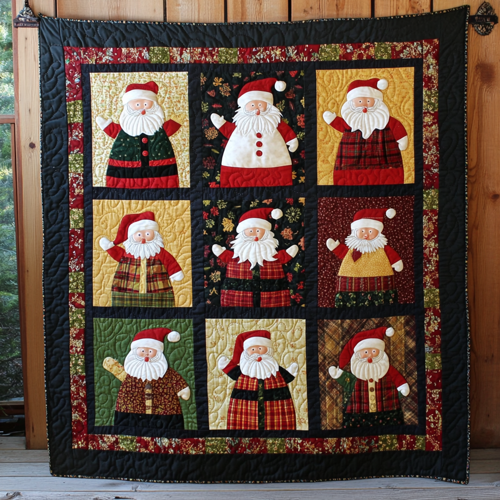 Christmas Santa DAI190824115 Quilt Blanket