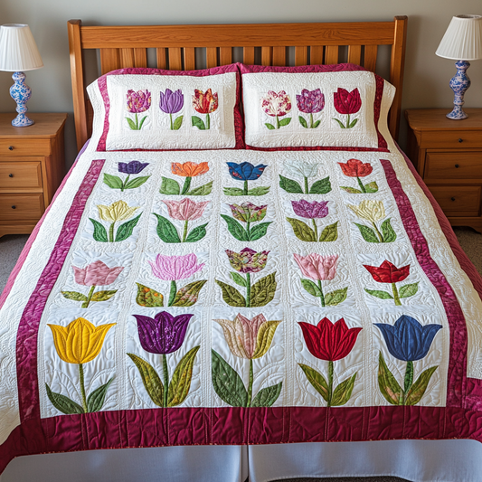 Tulip DAI280824035 Quilt Bedding Set