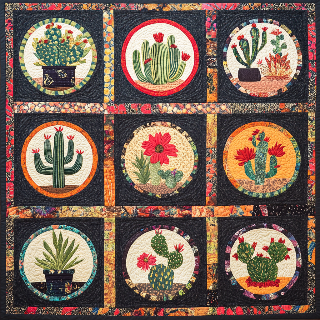 Cactus DAI130824105 Quilt Blanket