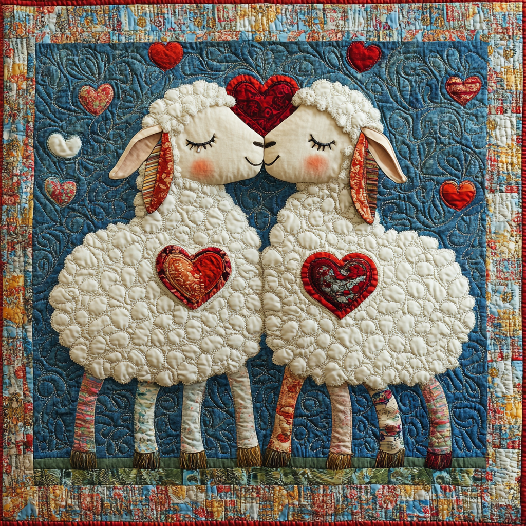 Sheep DAI070824119 Quilt Blanket