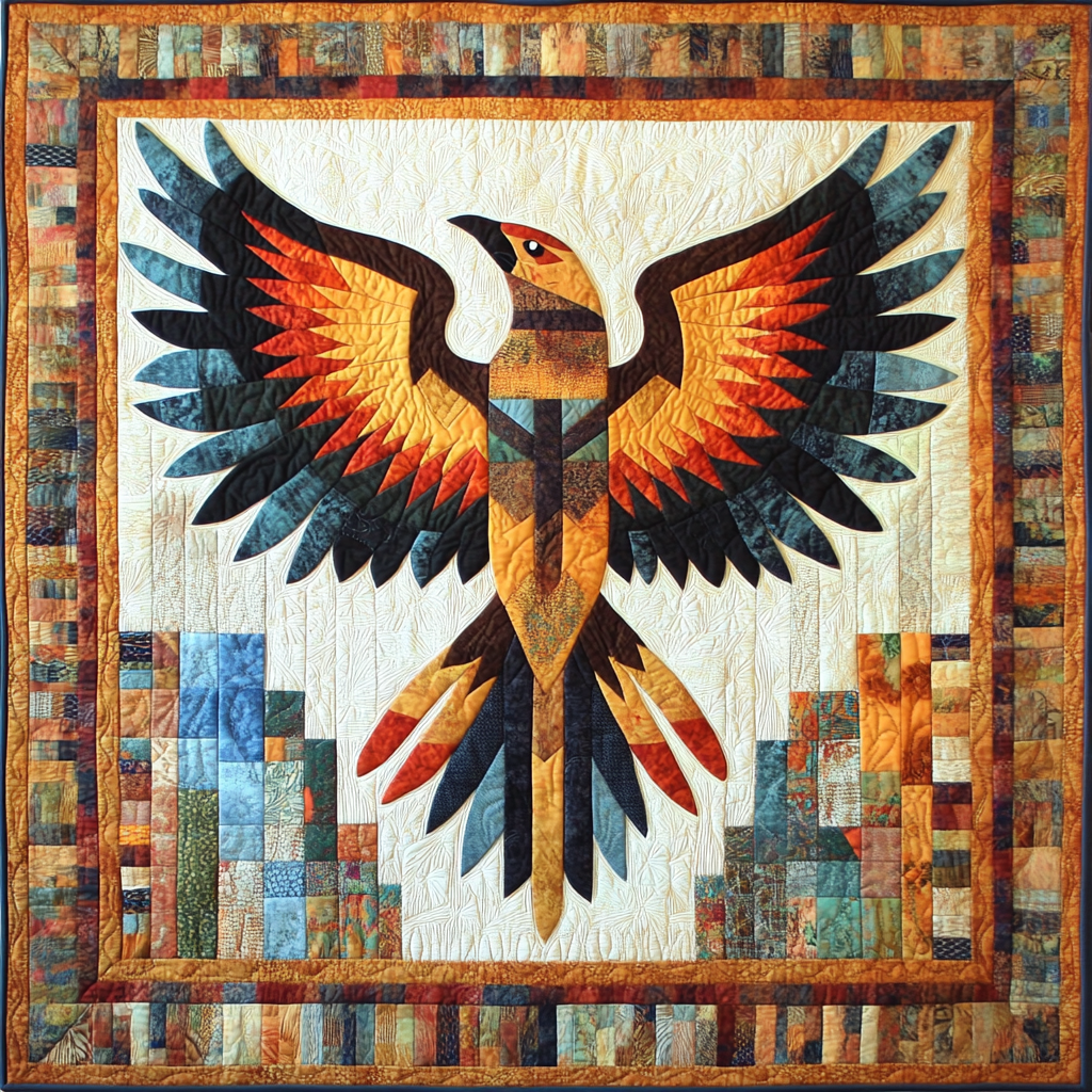 Native American Thunderbird DAI090924099 Quilt Blanket