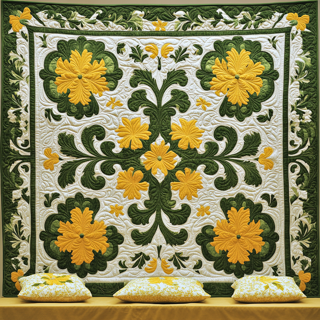 Hawaiian Hibiscus DAI040225069 Quilt Blanket