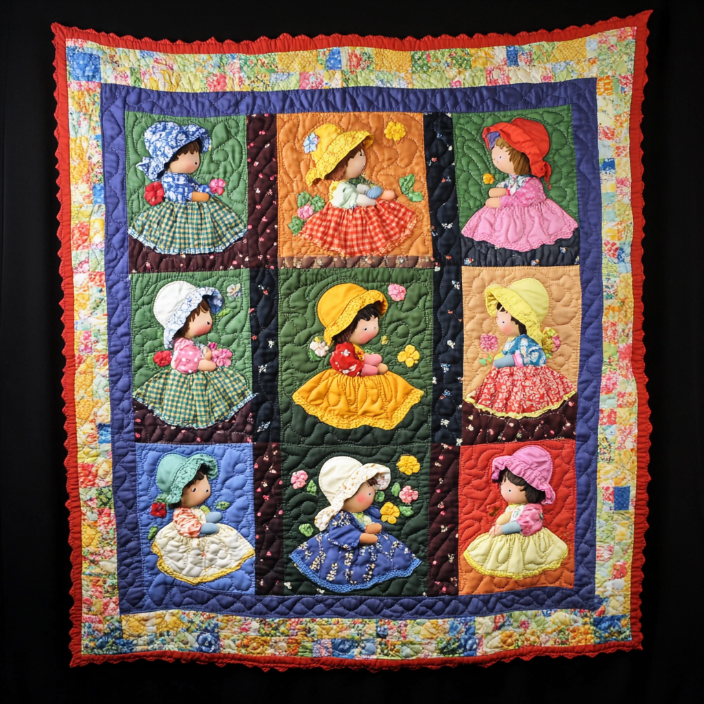 Sunbonnet Sue DAI040924249 Quilt Blanket