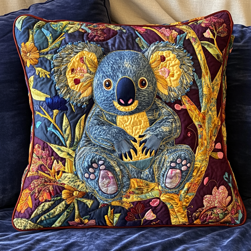 Koala DAI150125131 Quilted Pillow Case