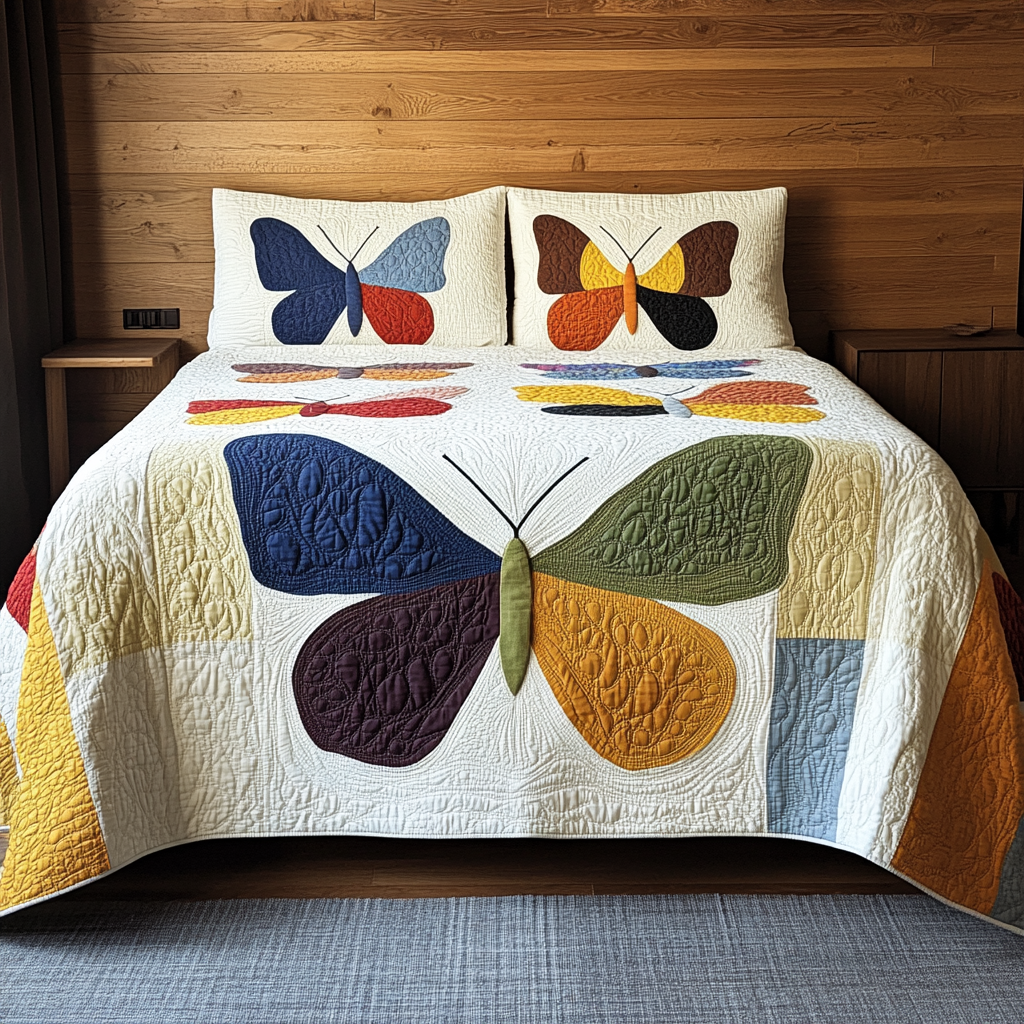 Butterfly TAI080824125 Quilt Bedding Set