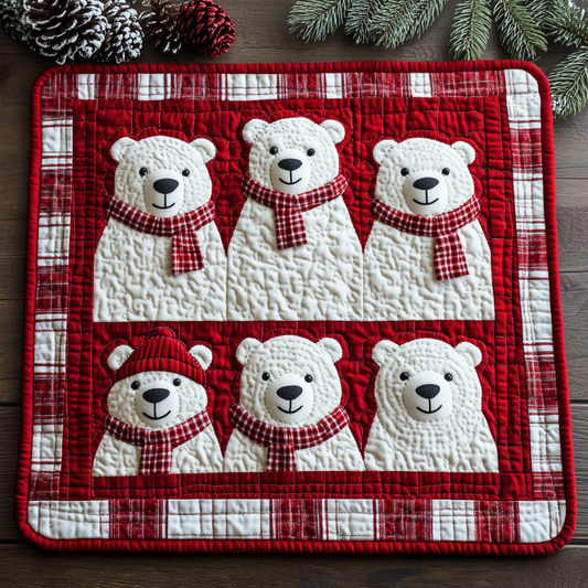 Polar Bear DAI221024281 Quilted Placemats