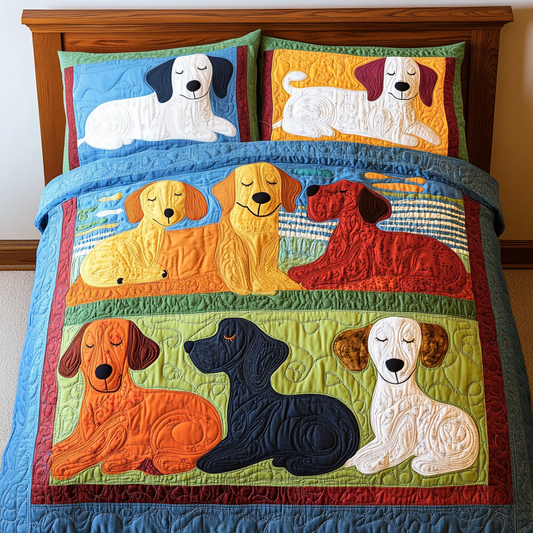 Sleeping Dog DAI301224278 Quilt Bedding Set