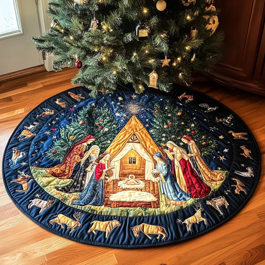 Nativity TAI021024077 Quilted Tree Skirt