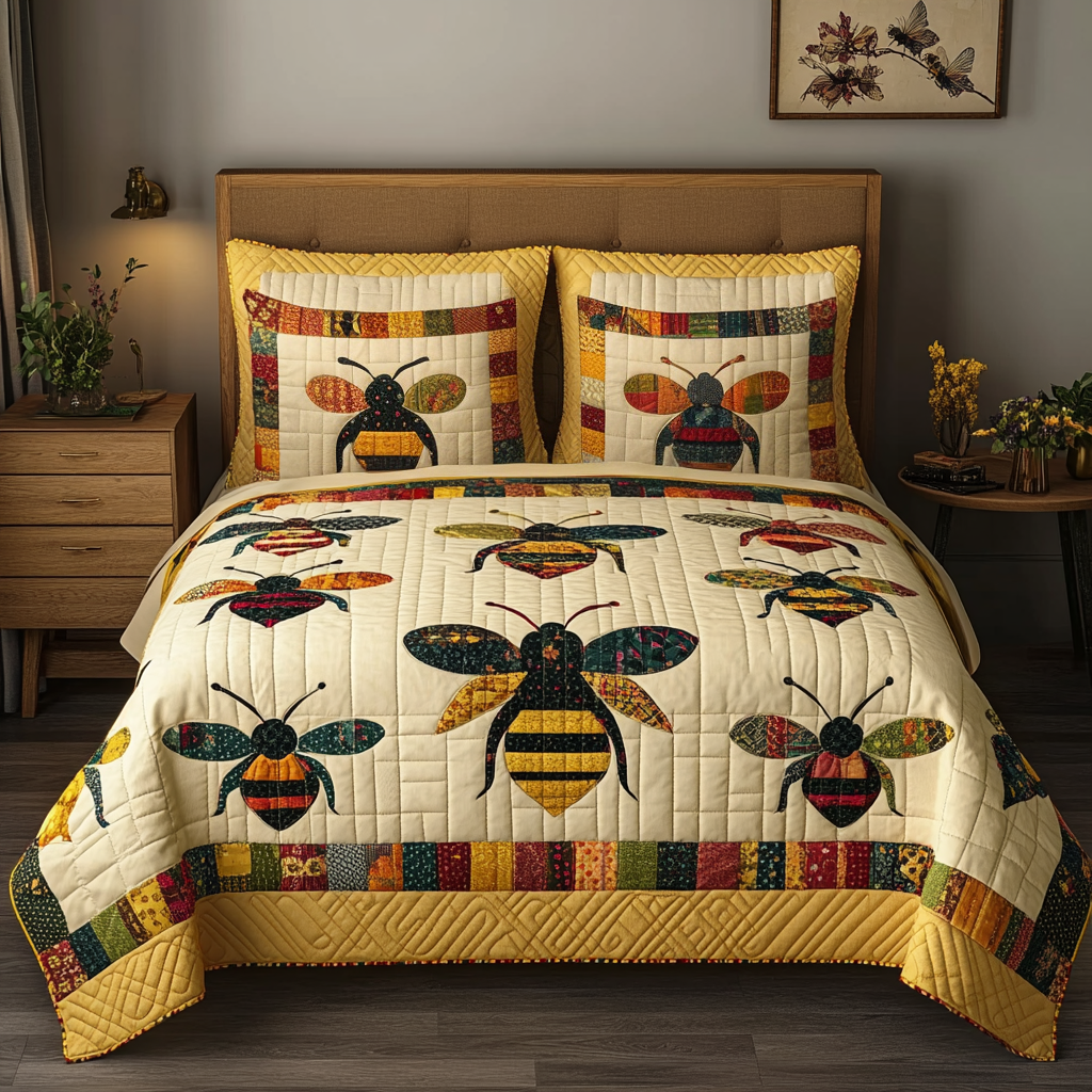 Bee DAI280824199 Quilt Bedding Set