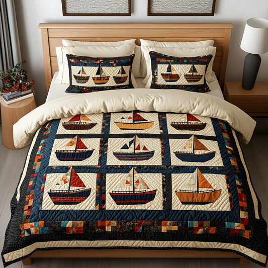 Boat DAI280824327 Quilt Bedding Set