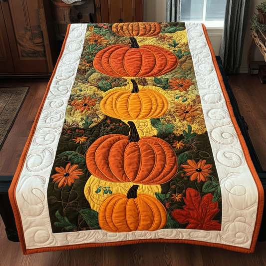 Pumpkin TAI021024217 Quilted Table Runner