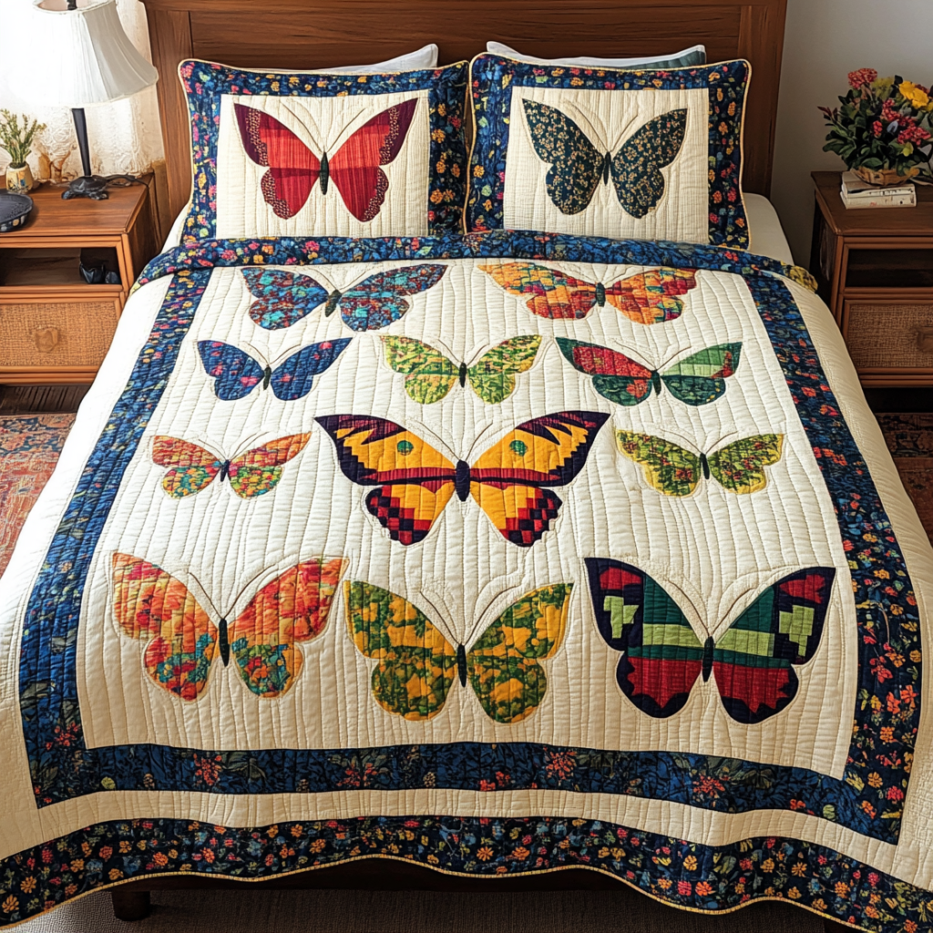 Butterfly DAI280824177 Quilt Bedding Set