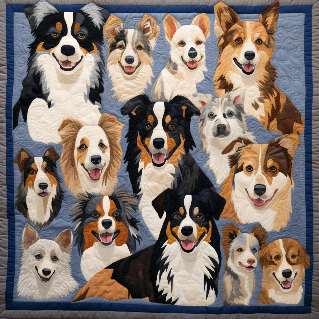 Australian Shepherd TAI15112313 Quilt Blanket