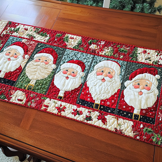 Christmas Santa TAI040924357 Quilted Table Runner