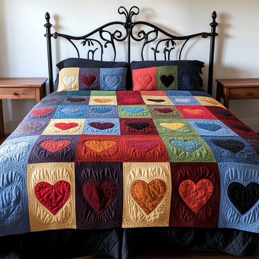 Heart TAI151024461 Quilt Bedding Set