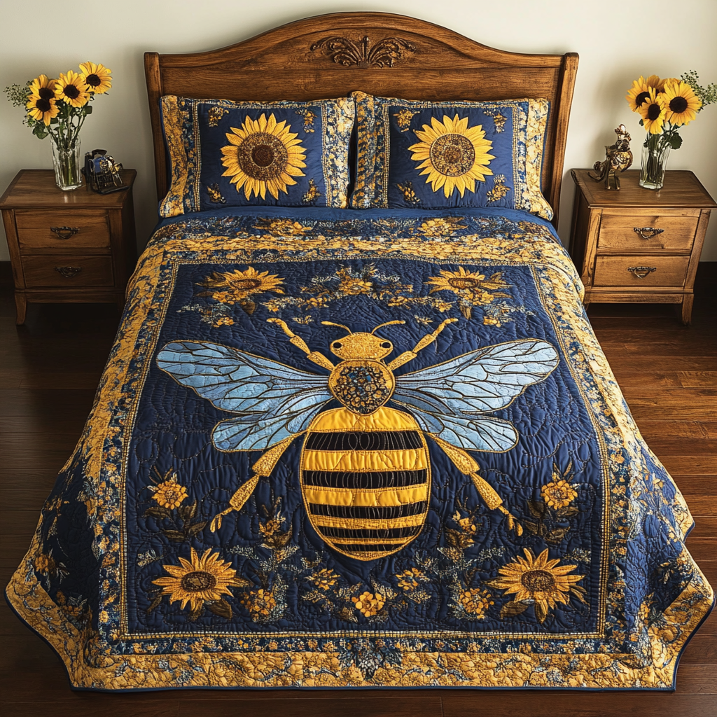 Bee TAI111124122 Quilt Bedding Set