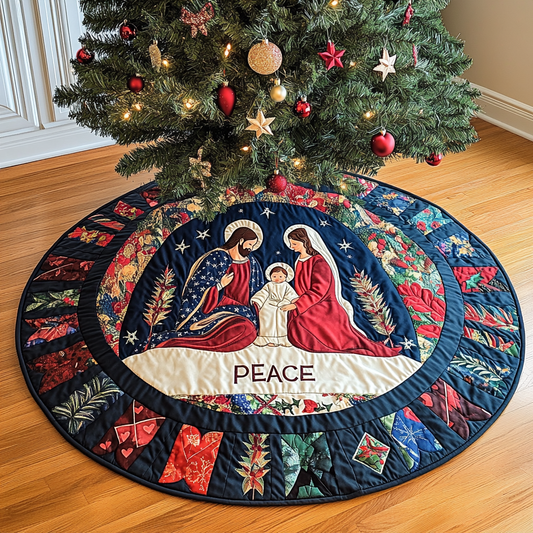 Nativity Scene TAI041024045 Quilted Tree Skirt