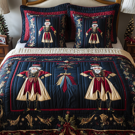 Christmas Nutcracker TAI041024569 Quilt Bedding Set