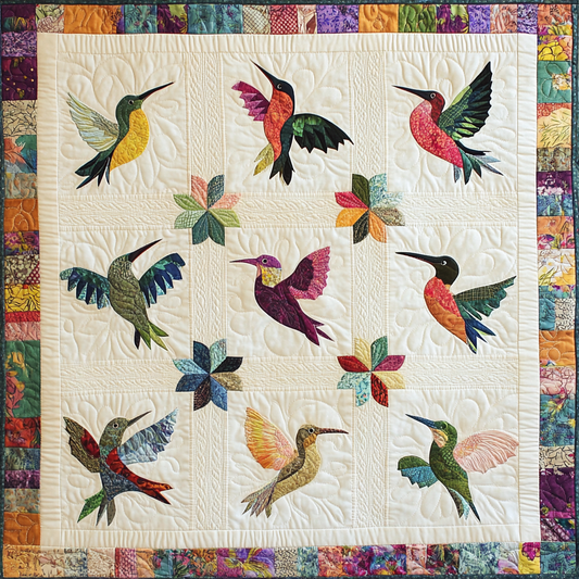 Hummingbird DAI130824115 Quilt Blanket