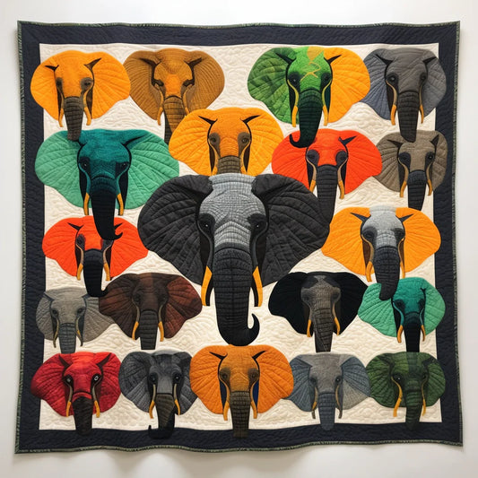 Elephant TAI14112328 Quilt Blanket