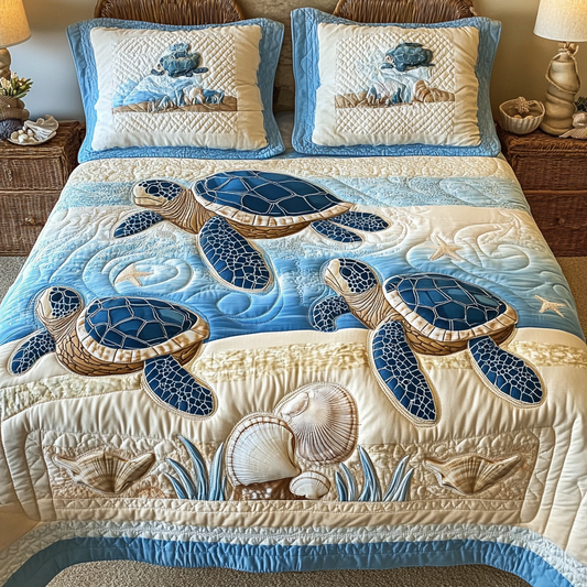 Sea Turtle TAI201124035 Quilt Bedding Set