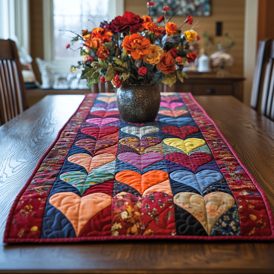 Heart DAI200125323 Quilted Table Runner