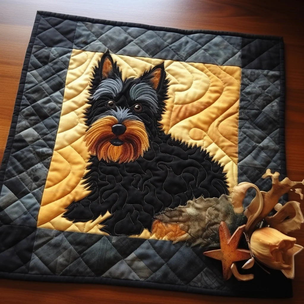 Scottie TAI260224076 Quilted Placemats