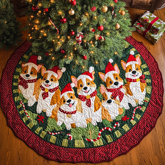 Corgi TAI041024196 Quilted Tree Skirt