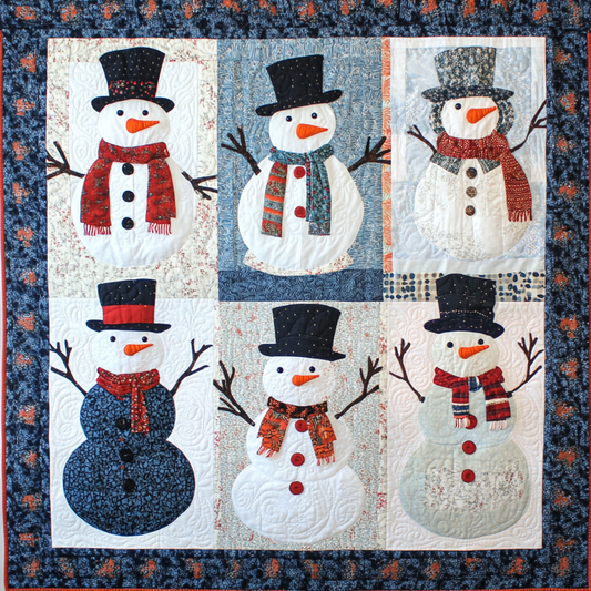 Snowman DAI190824195 Quilt Blanket