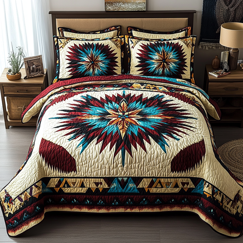 Native American TAI201124088 Quilt Bedding Set