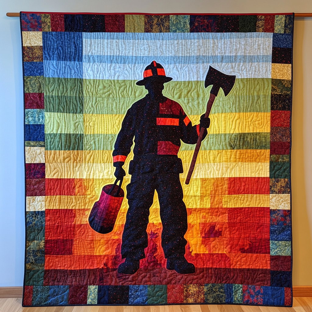 Fireman DAI281124098 Quilt Blanket