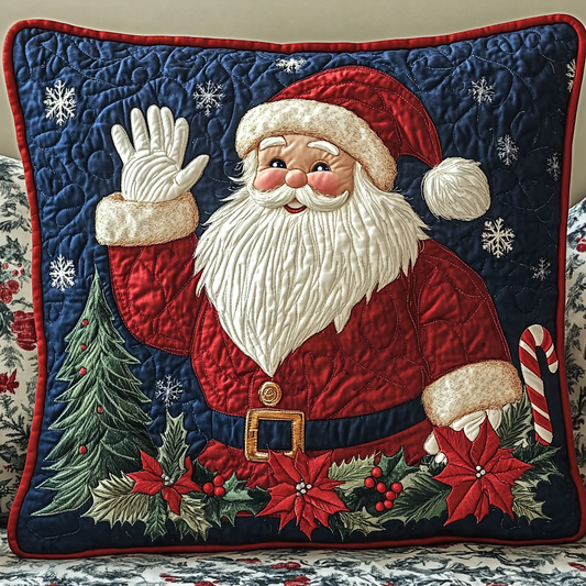 Christmas Santa TAI141124398 Quilted Pillow Case