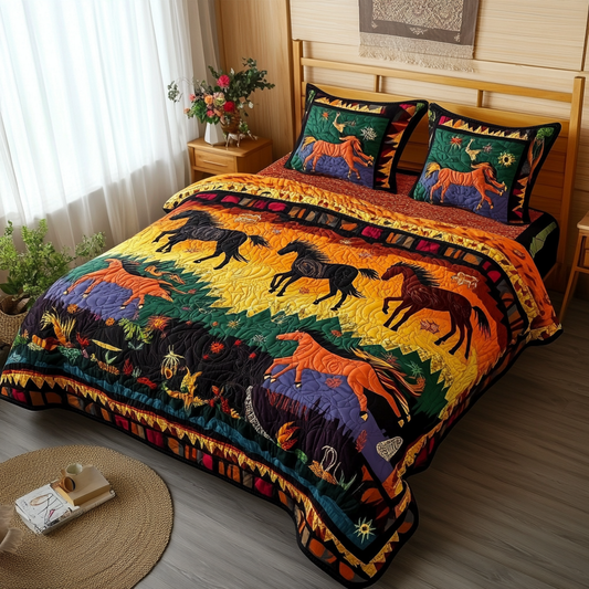 Native Horse TAI080824060 Quilt Bedding Set